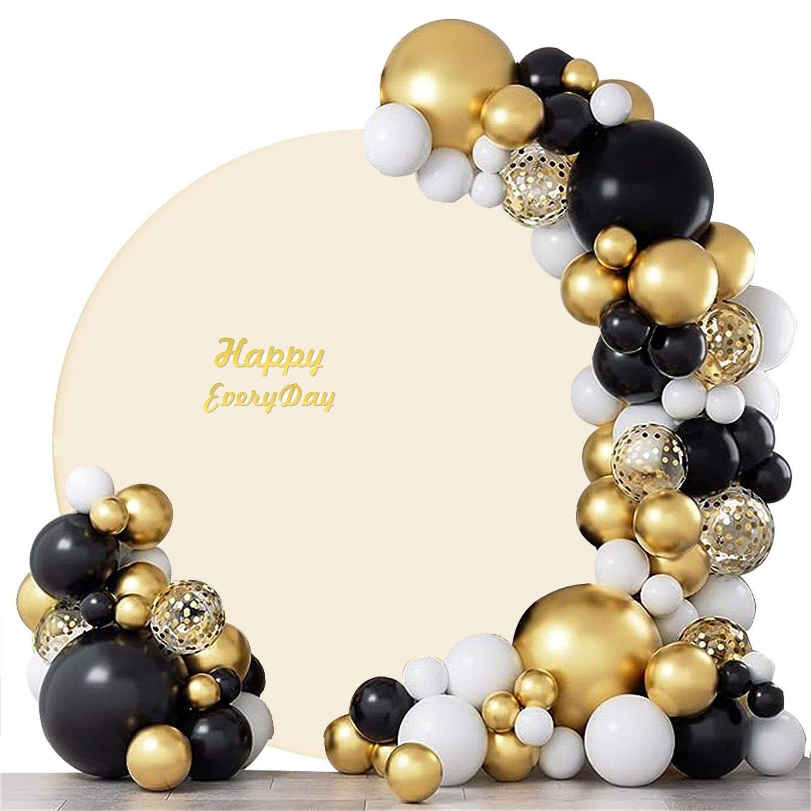 6.6FT Round Arch Backdrop Cover Spandex Fitted Stretchy Stand Covers Decoration