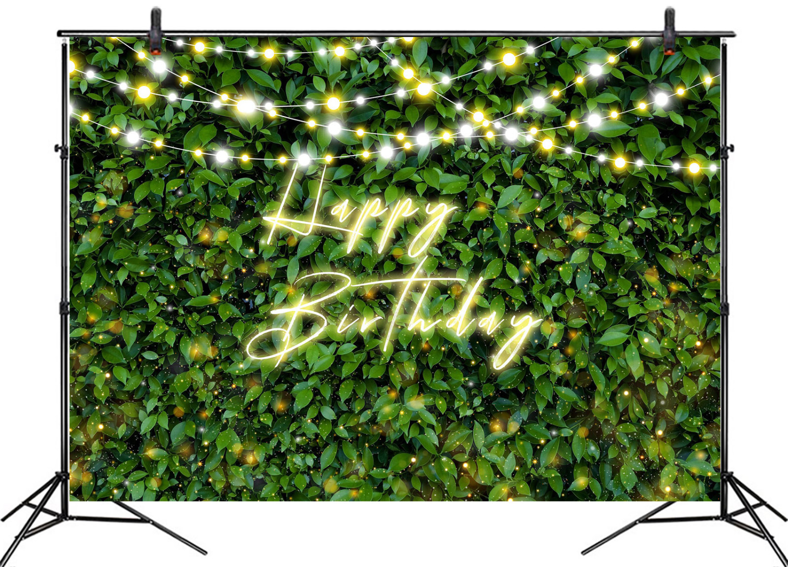 10x8ft Nature Greensward Happy Birthday Party Photo Background Studio Props