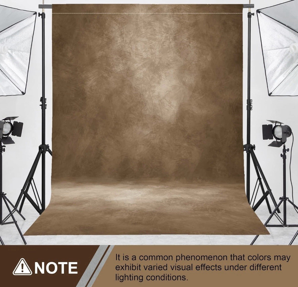 Brown Abstract Professional Photography Backdrop for Portrait Photo 7Hx5W Booth