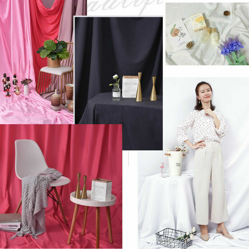 8 Color Studio Screen Background Cloth Photo Backdrops Cloth Solid Fabric Sewing