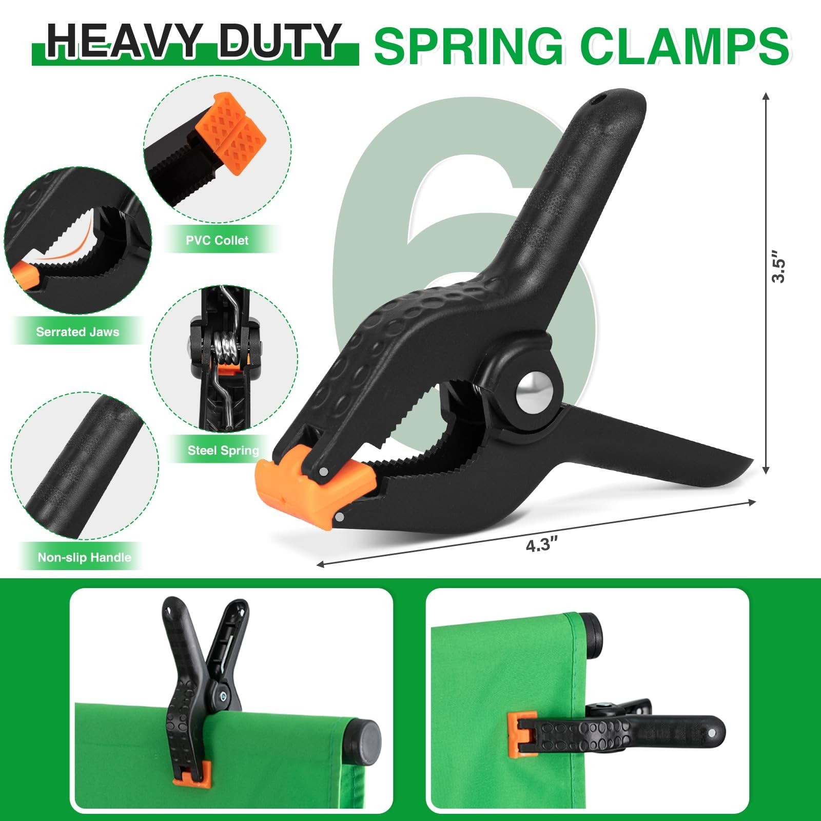 Adjustable 10×8.5 Backdrop Stand & Green Screen Kit for Photography & Video Stre