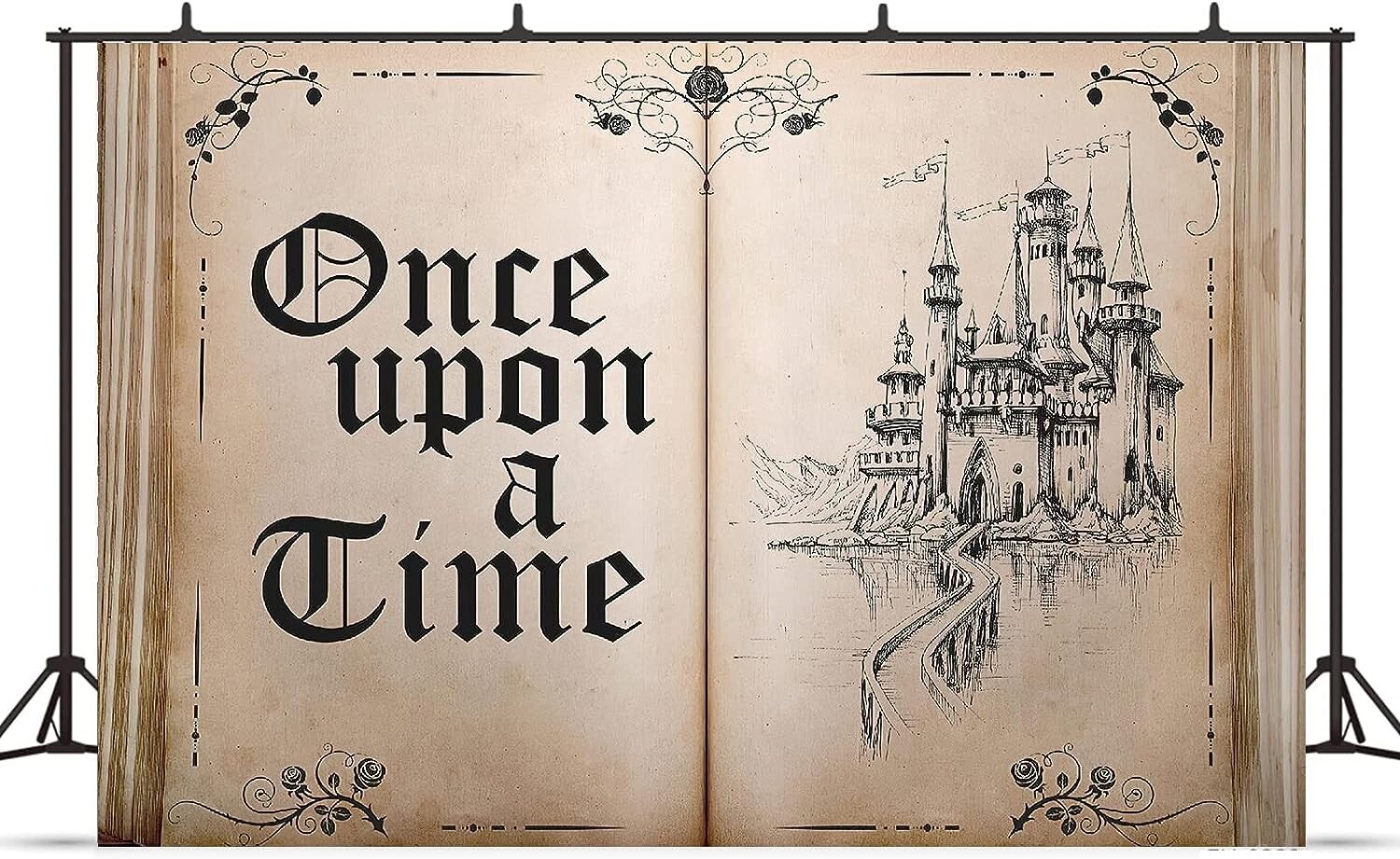 Backdrop Romantic Fairy Tale Once Upon a Time Ancient Castle Princess 7x5FT
