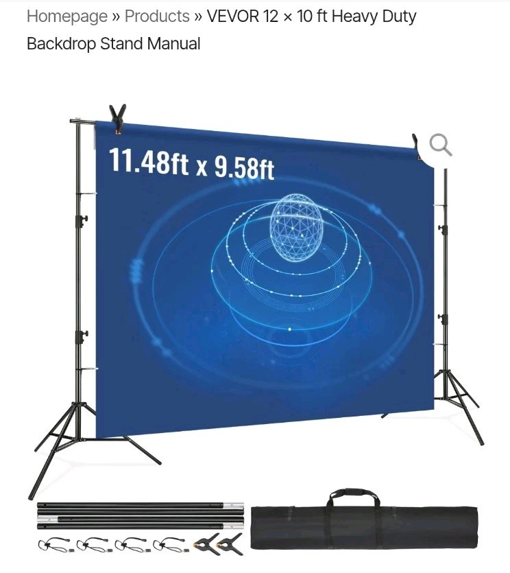 Vevor Backdrop Stand