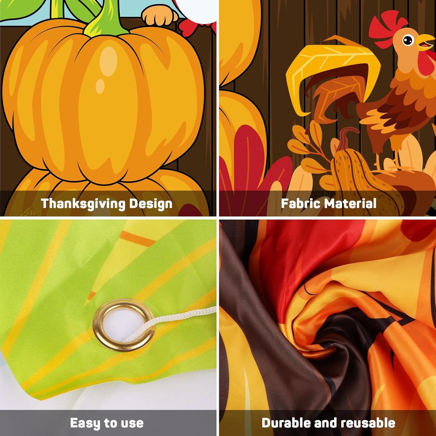 Thanksgiving Photography Backdrop, Fall Festival Decorations Fall Harvest Decora