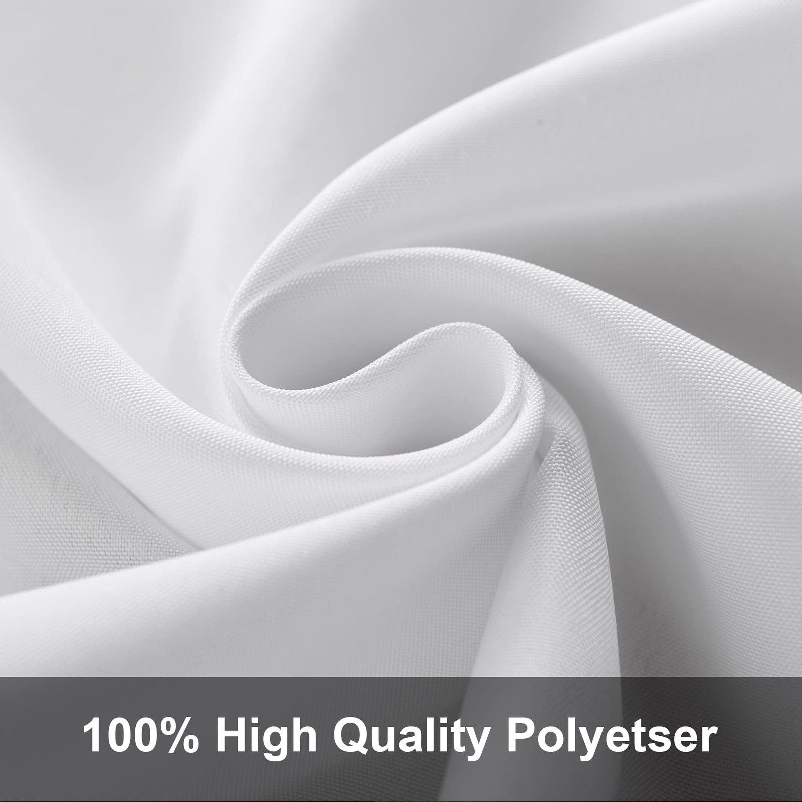 7x10Ft White Photography Backdrop Foldable Screen for Photoshoot Zoom Meeting
