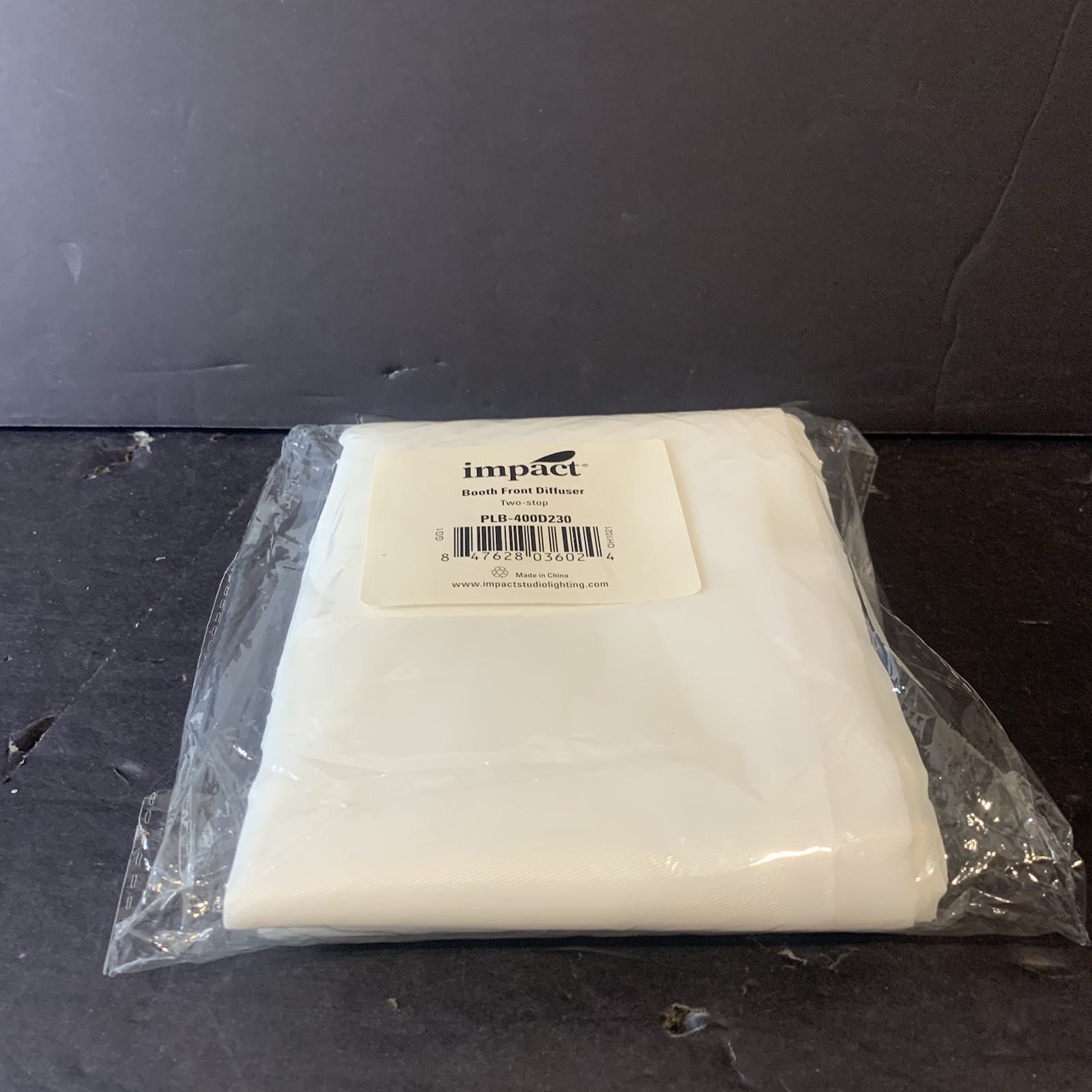 IMPACT Photo Pro Booth PLB-400 Booth Stop Front Diffuser WHITE