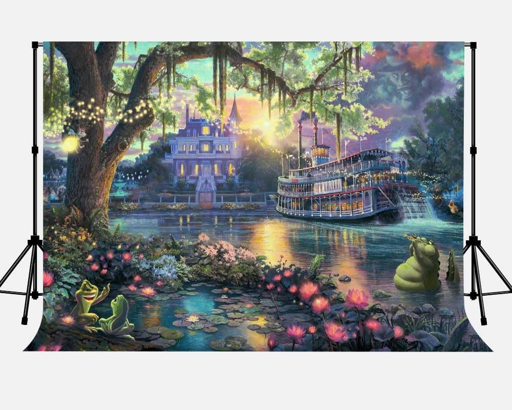 SSCSTS Palace Photography Background Fairy Tale Prince Princess Happiness Frog