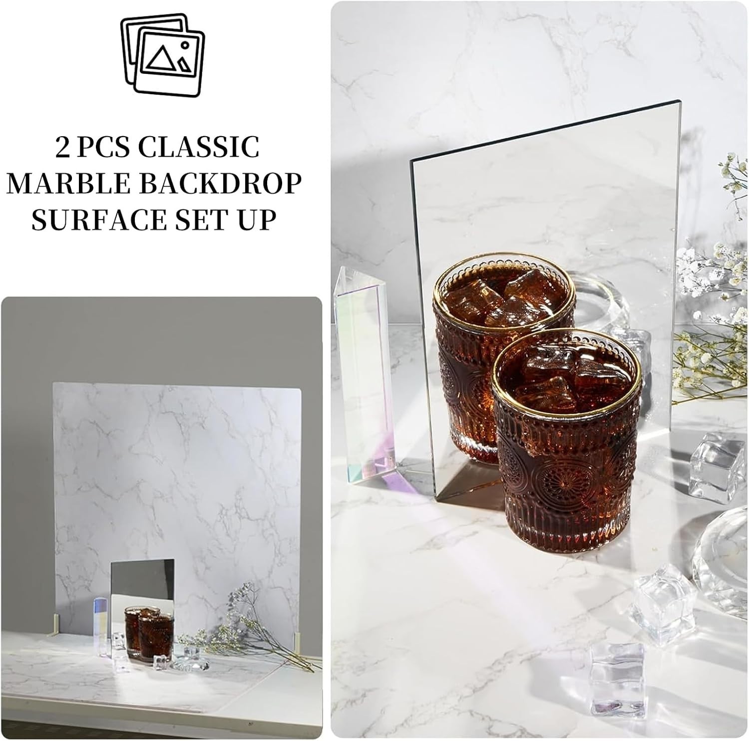 Versatile Food Photography Backdrops – Set of 3