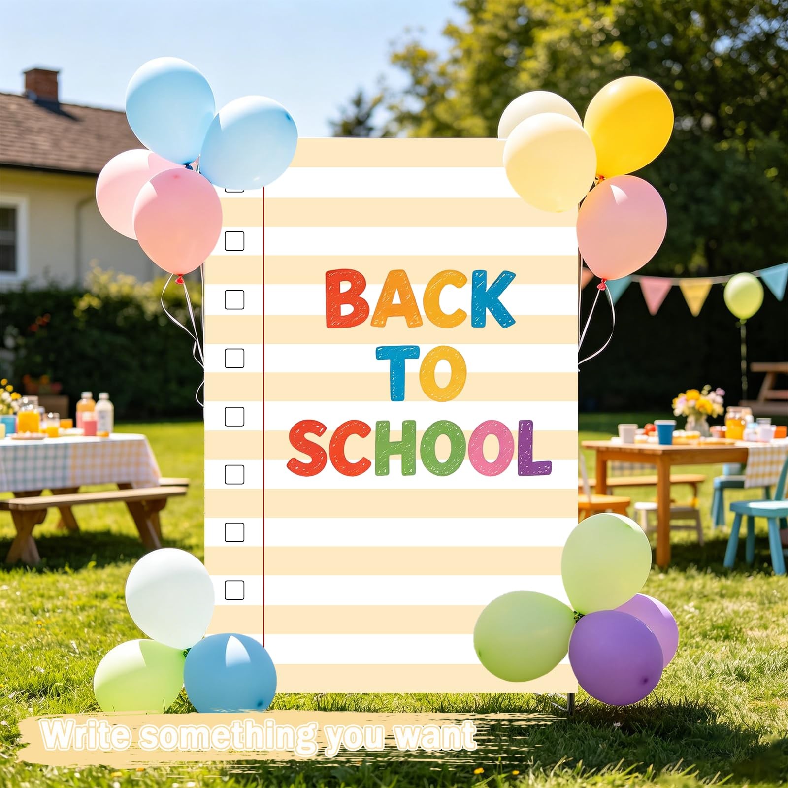 Notebook Paper Backdrop for Photoshoot, Welcome Back to School Photo Backdrop…