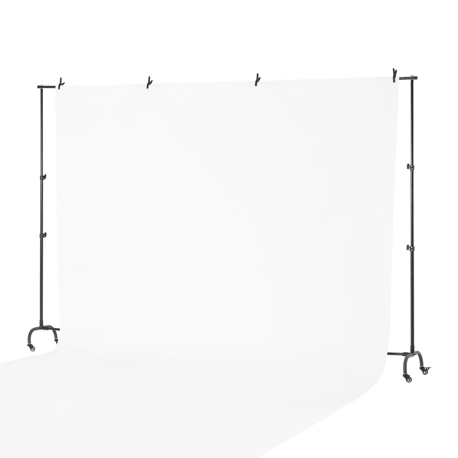 Backdrop Stand Movable Stand Kit 7 x 10 ft for Party & Photo Video Studio