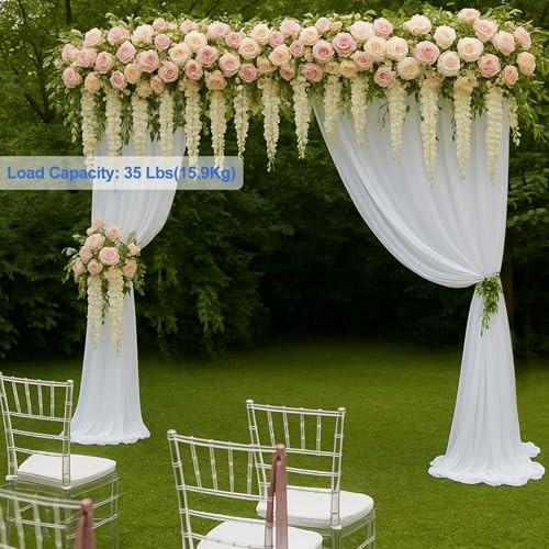 12x10ft(WXH) Backdrop Stand Heavy Duty, Adjustable Backdrop Banner 10x12ft