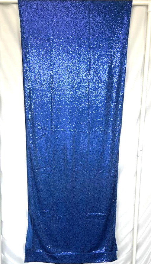 Blue Sequin Backdrop *NEW* 2 Blue Sparkly Panels 9’10” x 1’9″ Each