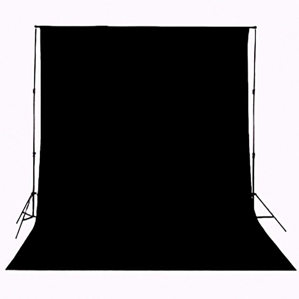 Black Backdrop for Photography Durable Fabric Background Photo Backdrop Video Ph