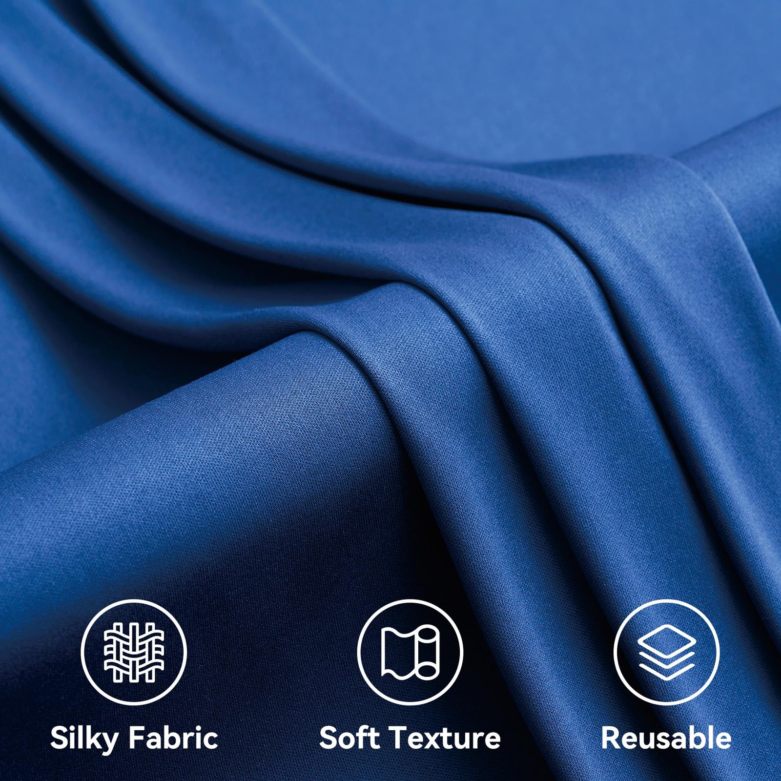 8 Panels 5x12ft Royal Blue Backdrop 5ft(W)x12ft(H)_8 Panels,
