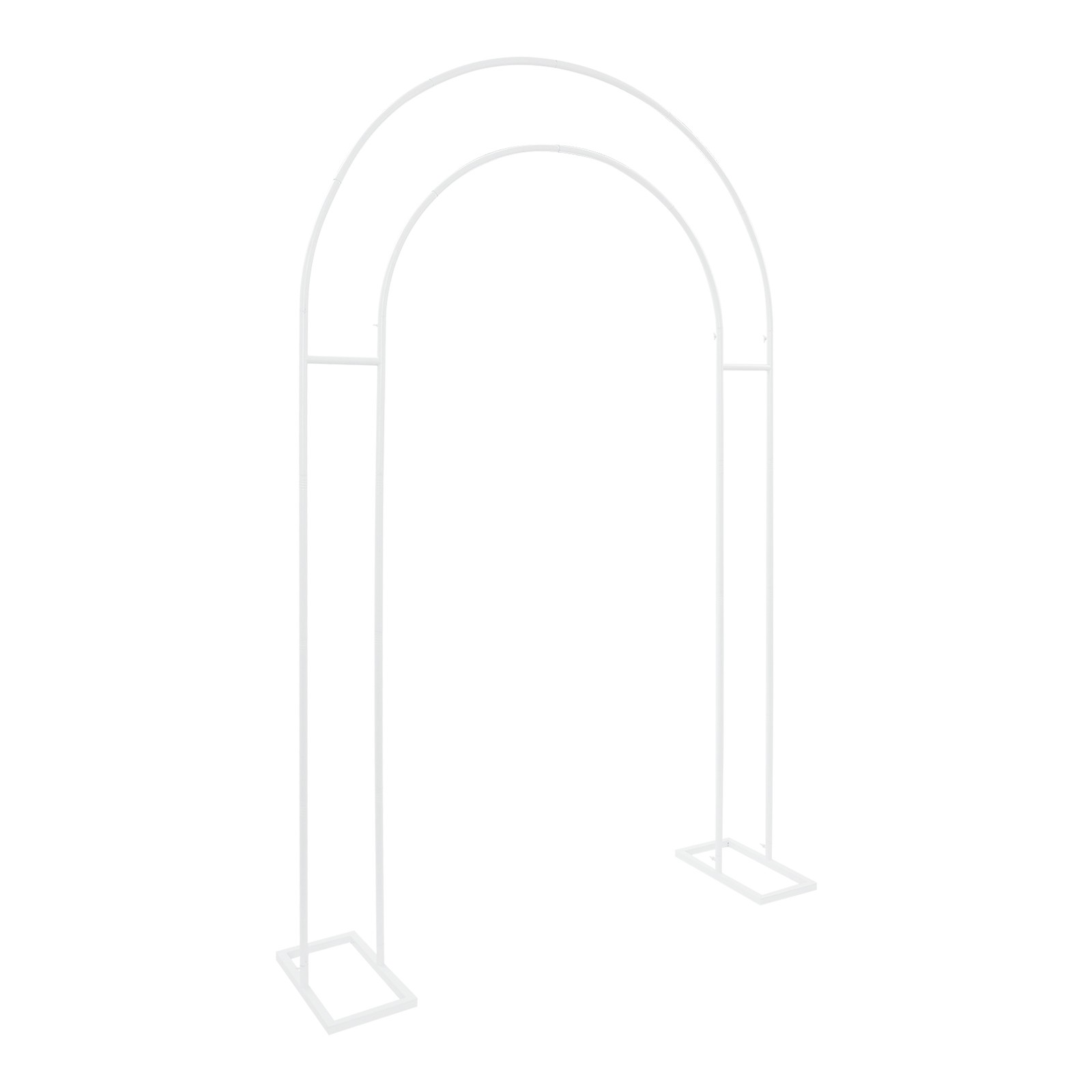Arch Backdrop Stand,White Wedding Arch Backdrop Stand, Metal Arch Backdrop Stand