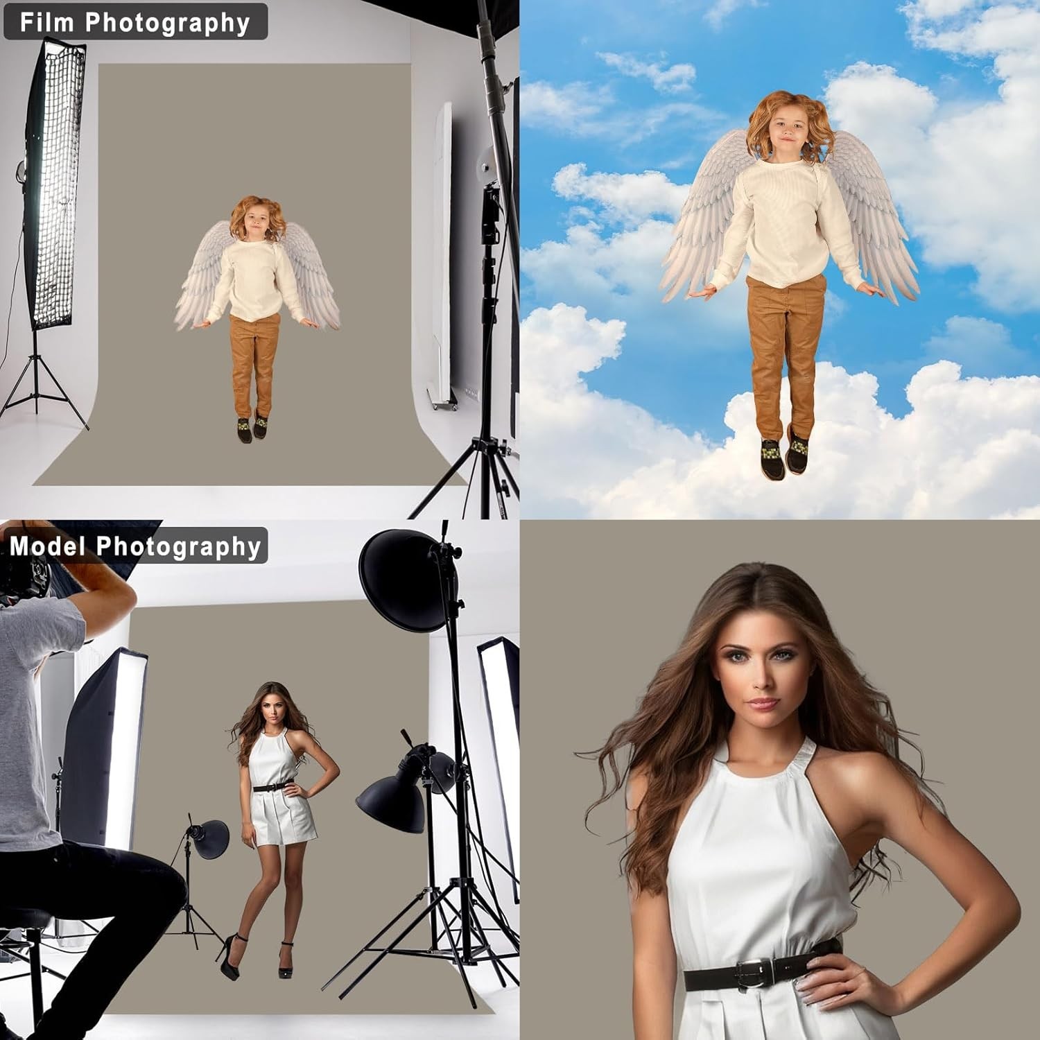 Versatile Grey Backdrop for Product Photography