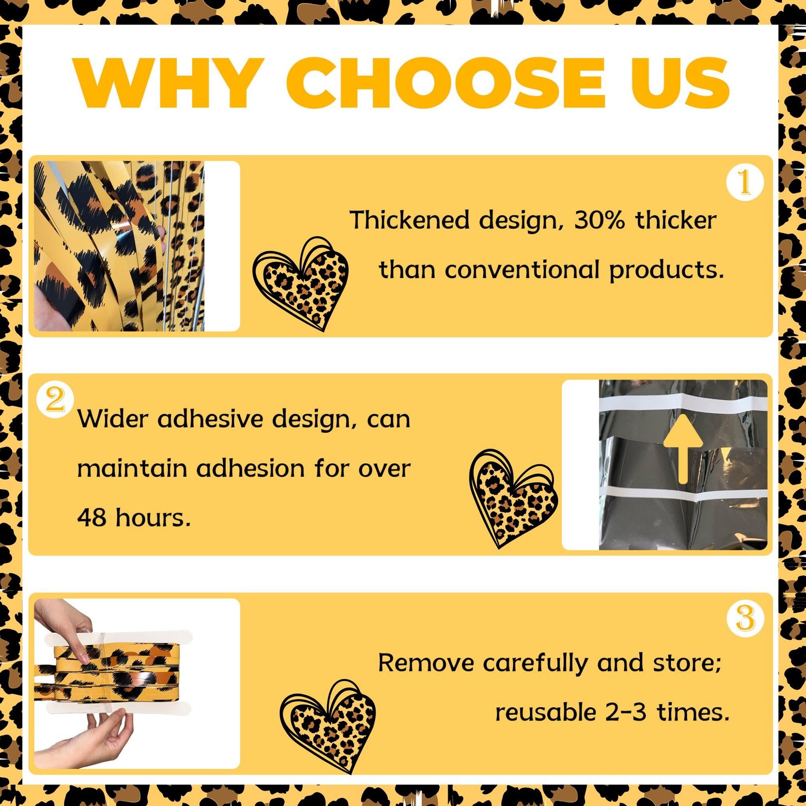 Vagilelf 2 Pack Cheetah Print 3.3ft x 6.6ft, Gold, Brown, Black, White