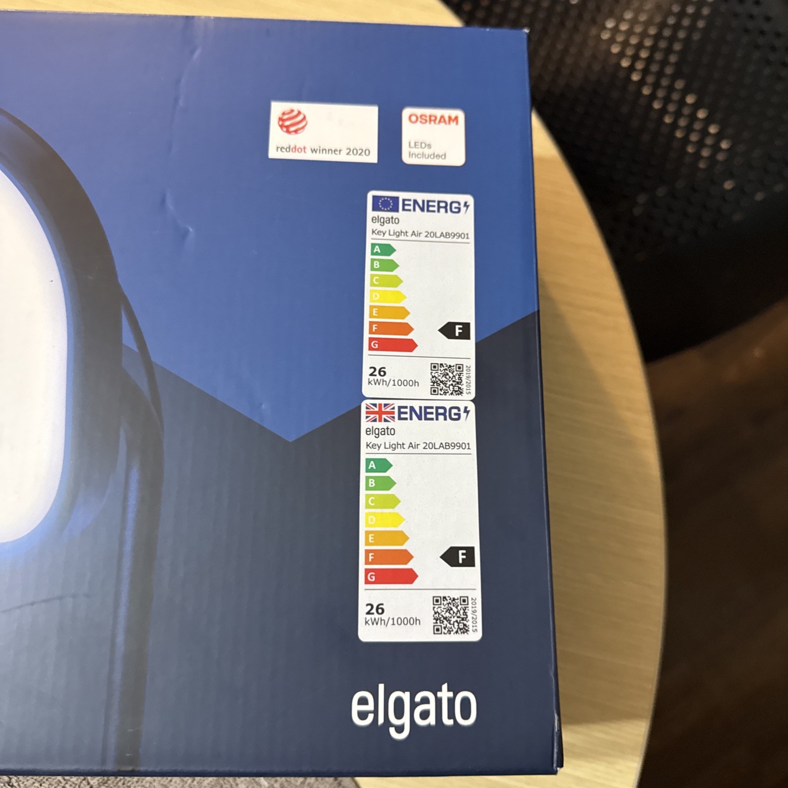 Elgato Key Light Air Professional LED Panel 1400 Lumens – 10LAB9901 – NEW