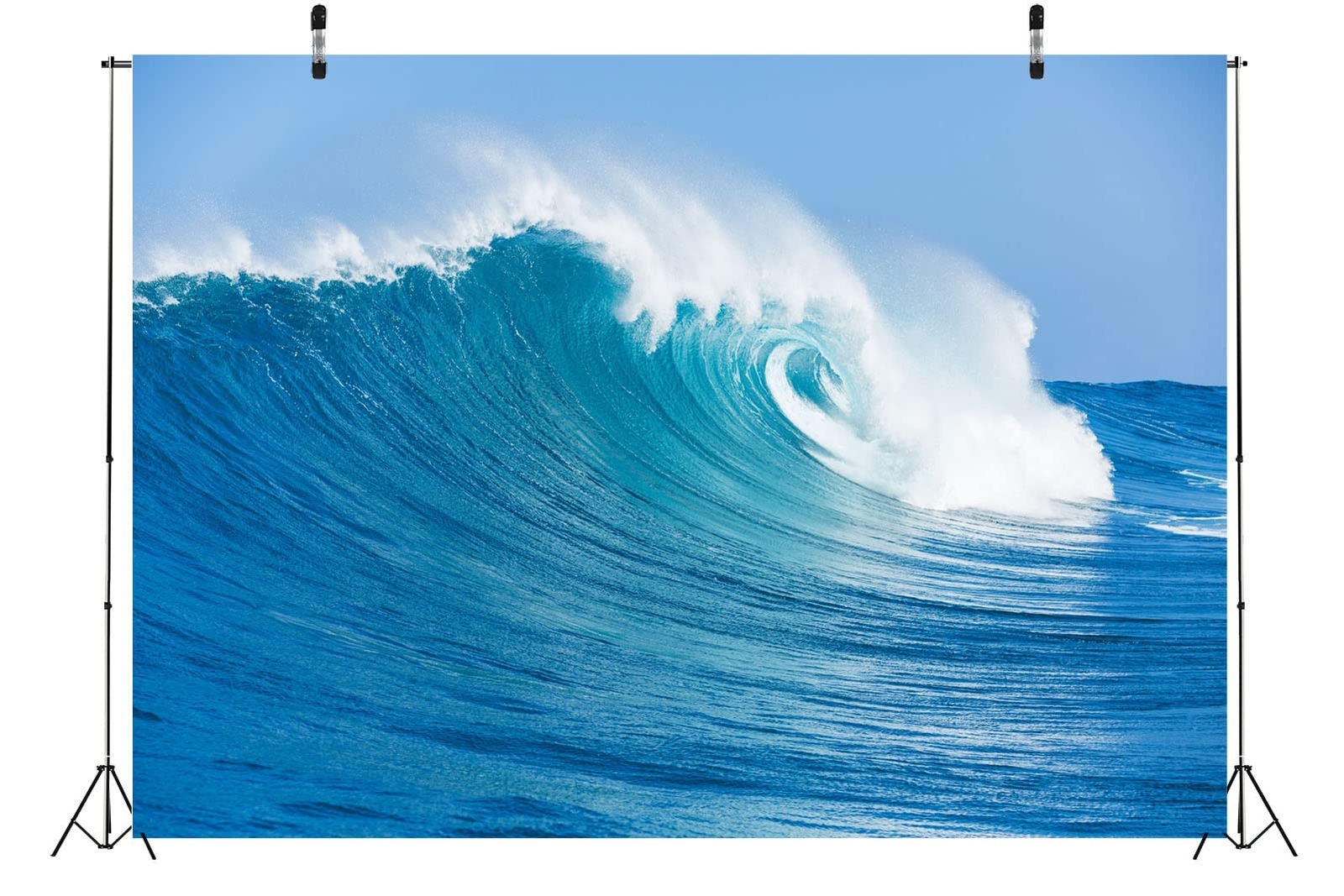 7x5ft Big Ocean Waves Photography Backdrop Tropical Summer Sea Background