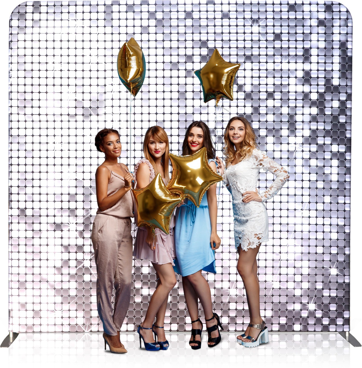 8x8ft Tension Fabric Display Backdrop for Event Trade Show Display BackdropBooth