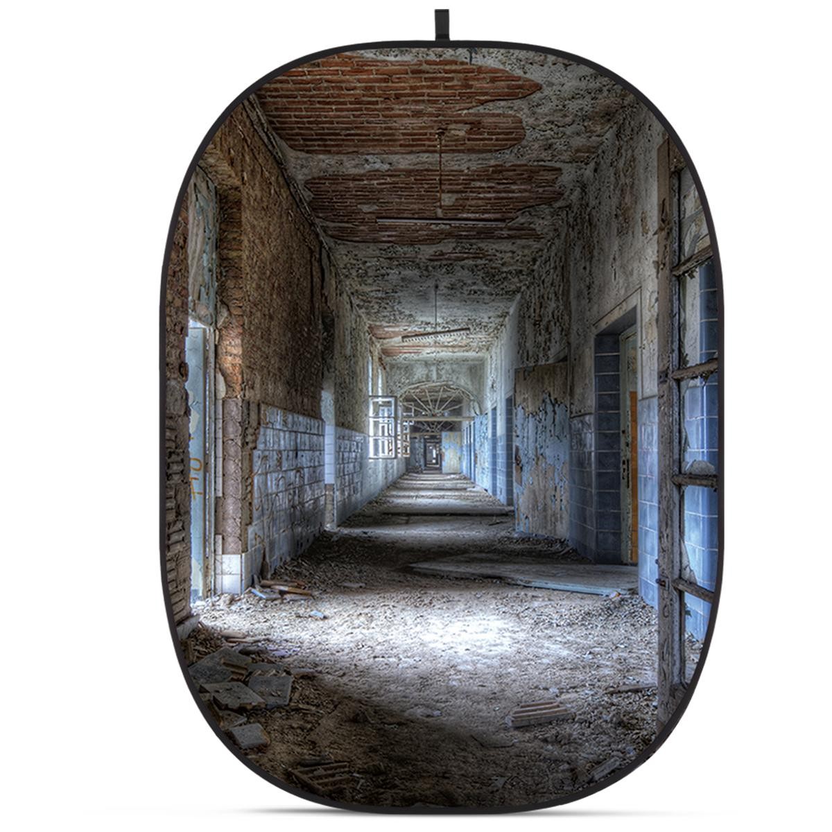 Glow CBA-CA0002 5×6.5′ Fabric Collapsible Backdrop, Abandoned Sites
