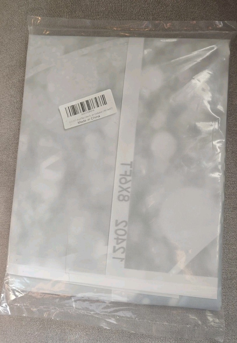 Royal Blue Glitter Backdrop 8x6FT Brand New