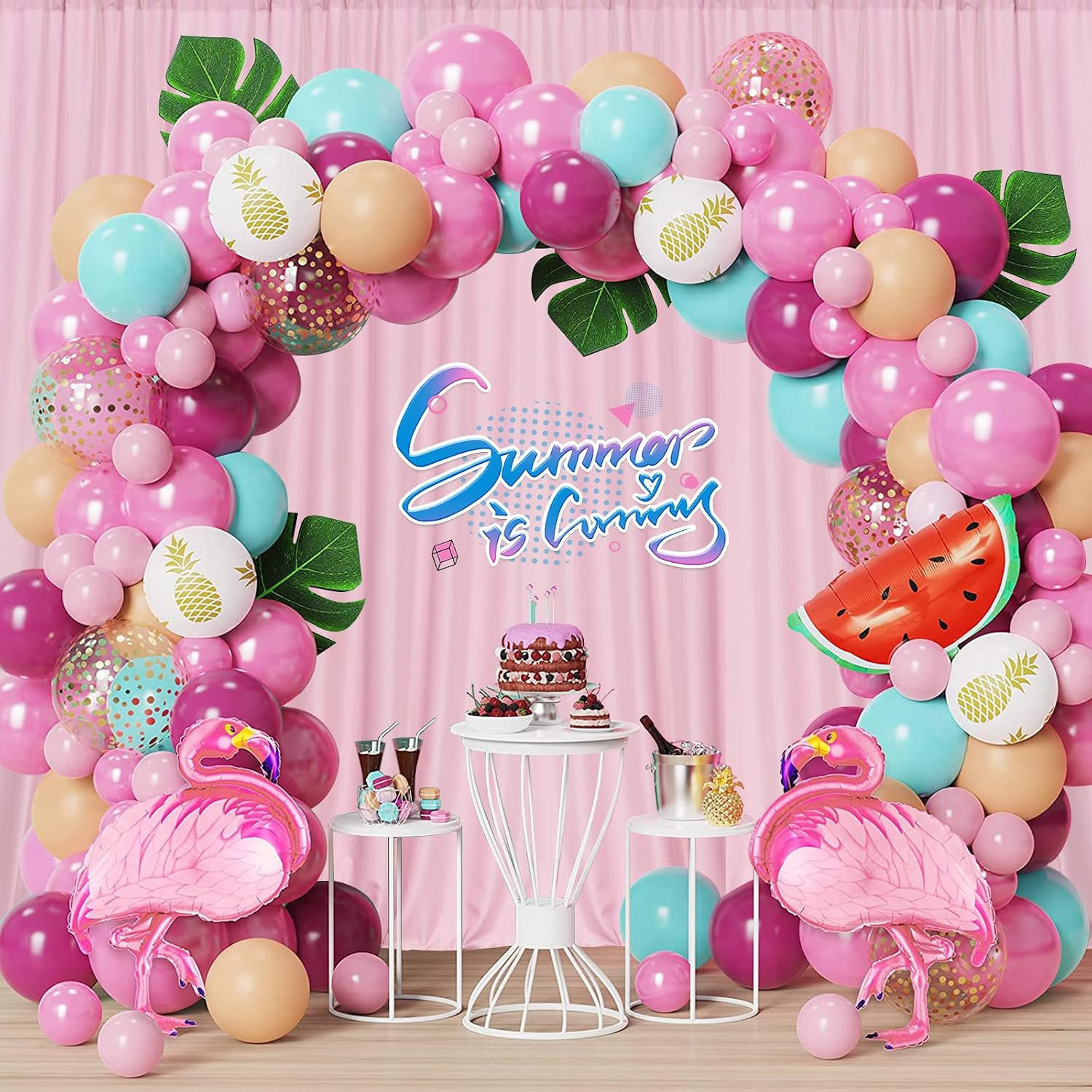 Pink Backdrop Curtain for Parties Rod Pocket Pink Curtains Photography Backdrop