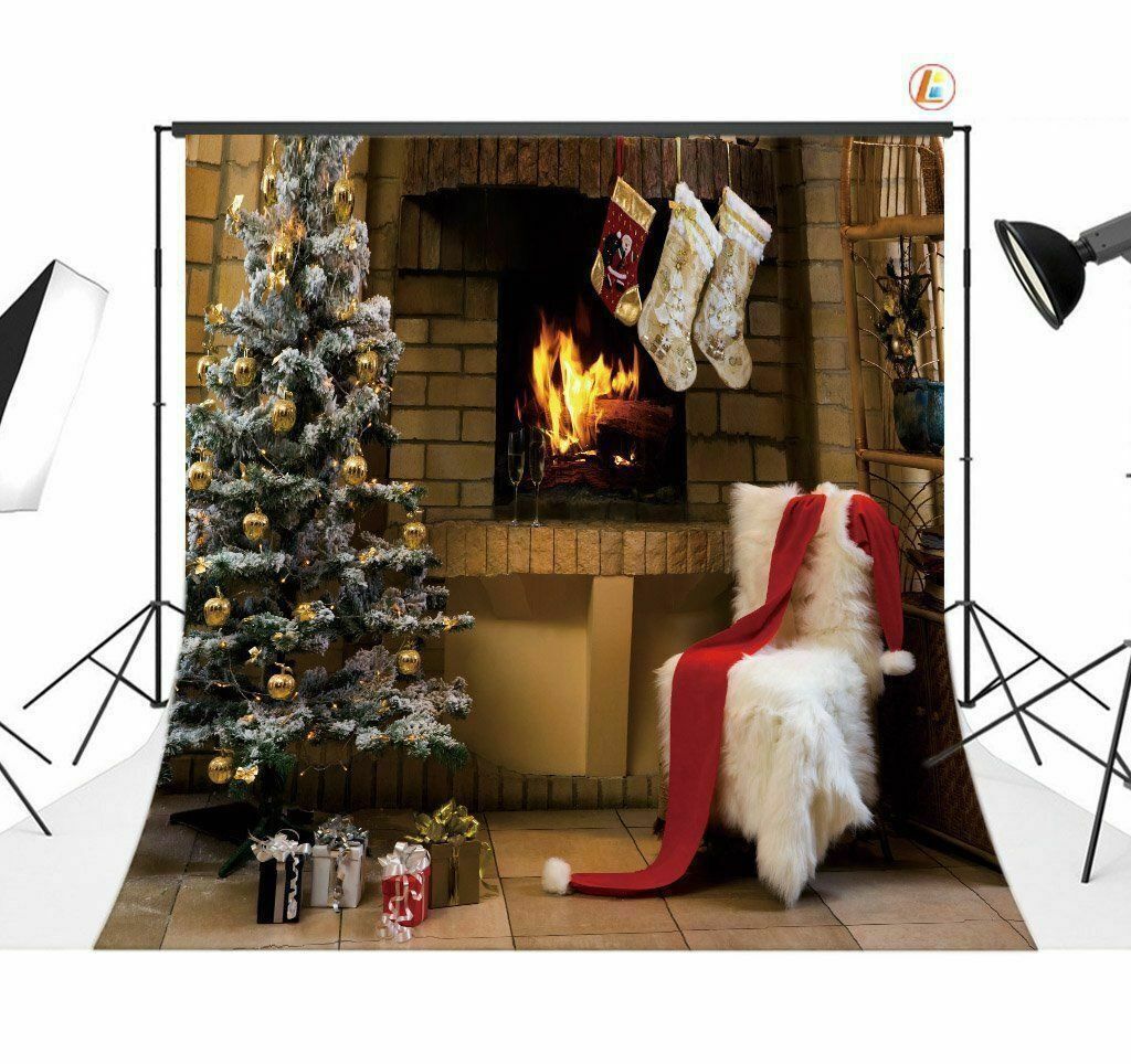 8 x 8 ft Vinyl Photography Background Backdrop Christmas Photo Studio Props