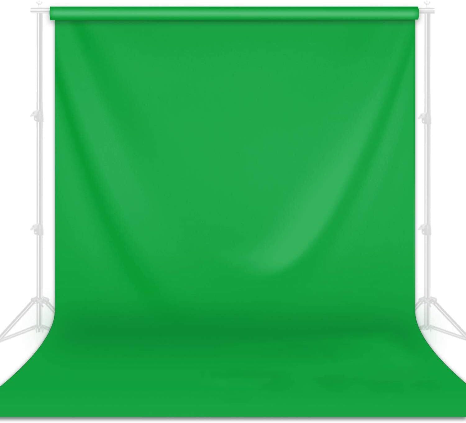 Selens 6.5′ x 10′ Green Chromakey Backdrop Background Screen Photography Muslin