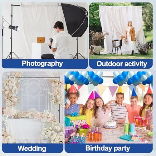 12 x 10ft Photo Video Studio Heavy Duty Backdrop Stand, Adjustable 10×12ft