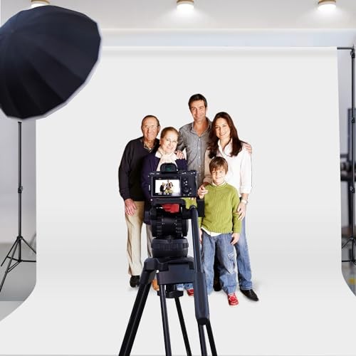 10 x 20 ft Backdrop Background Screen for Photography Video 10FT x 20FT White