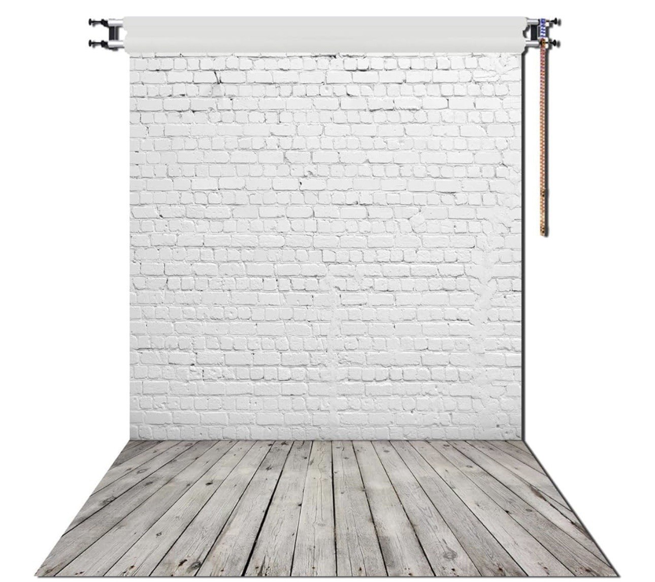 5X7ft White Brick Wall Photography Must Have Vinyl Backdrop Advertising DIY