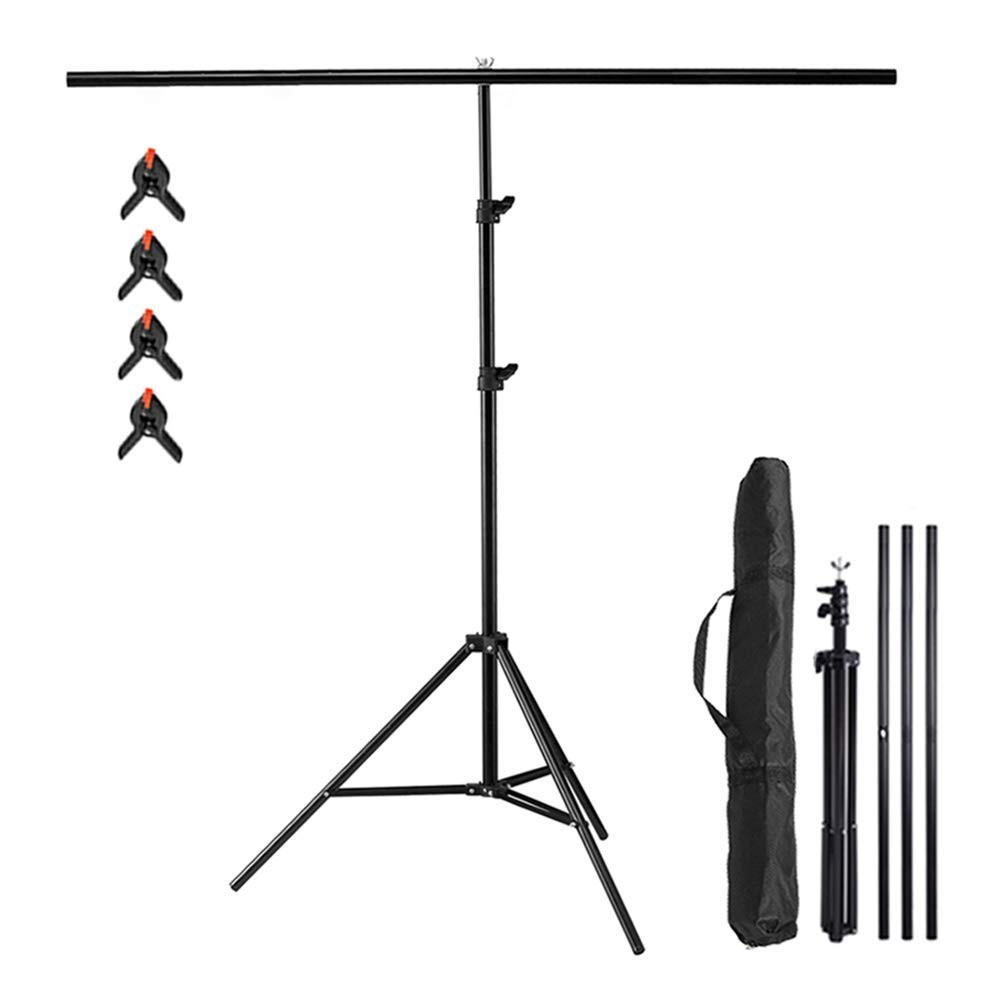 Selens T-Shape Backdrop Stand 6.56ft x 6.56ft / 2M x2M Background Support System