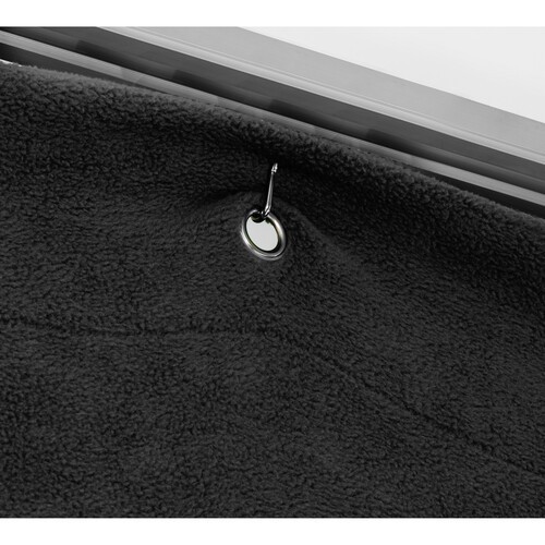 Angler WRB-B-910 Wrinkle-Resistant Fleece Background Black, 9 x 10′ w/Bag