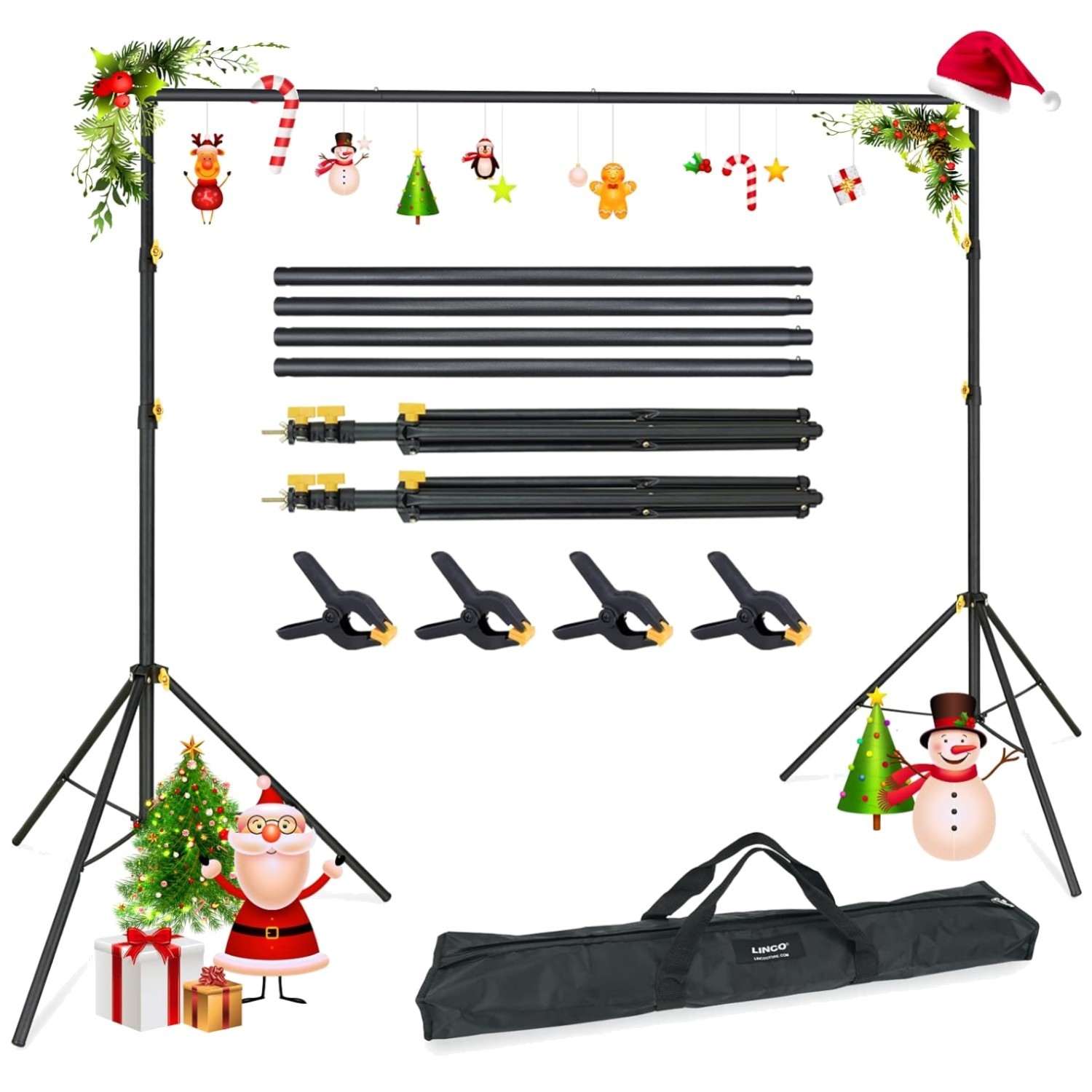 Photography Background Support System 10ft Green Screen