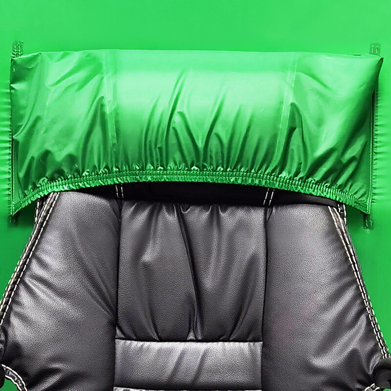 2 in 1 Round Green Blue Backdrop Photography Background Screen for Video Studio