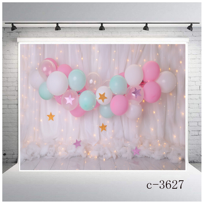 Balloons Photography Background Studio Backdrops For Child Party Birthday Decor