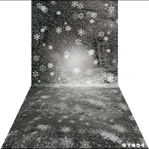 10’x20′ CP Snowflake Cloudy Scenic Microfiber Fabric background backdrop ST854