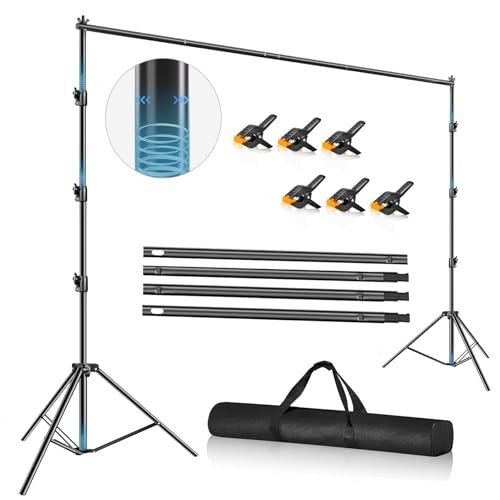 12 x 10ft Photo Video Studio Heavy Duty Backdrop Stand, Adjustable 10×12ft