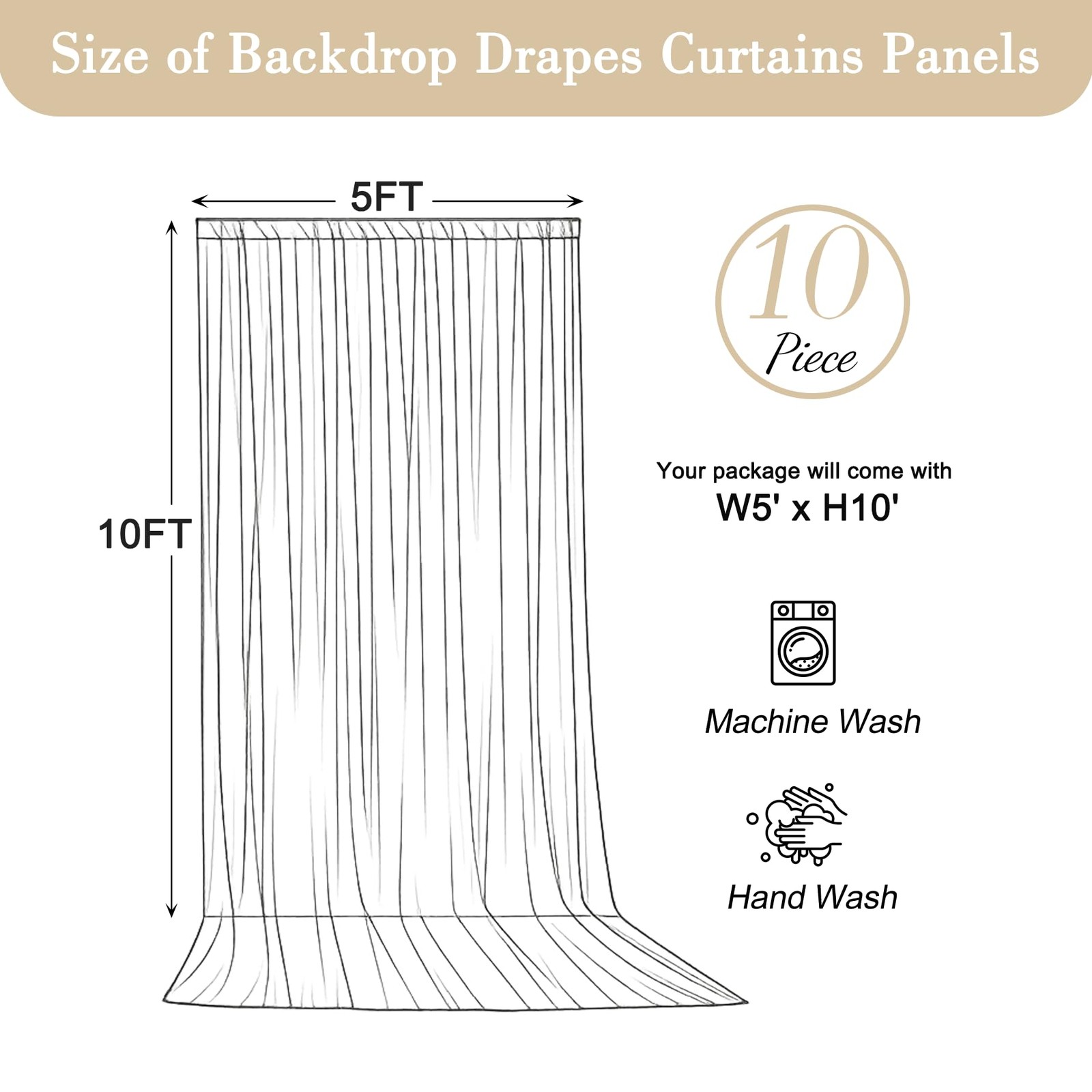 50x10ft Pink Photo Backdrop 50 ft X 10 ft(10 Panels 5ft X 10ft),