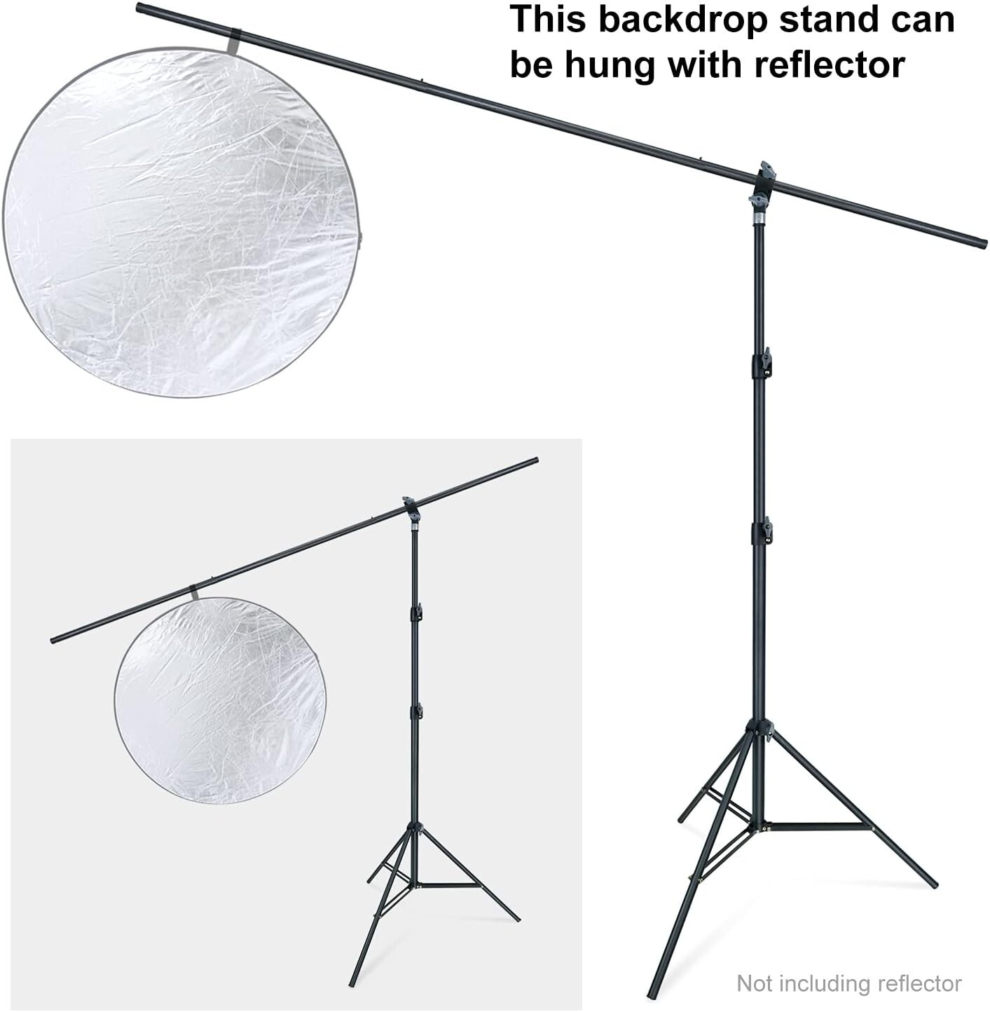 LINCO Photo T-Shape Backdrop Stand Background Backdrops Support Kit – 4197T