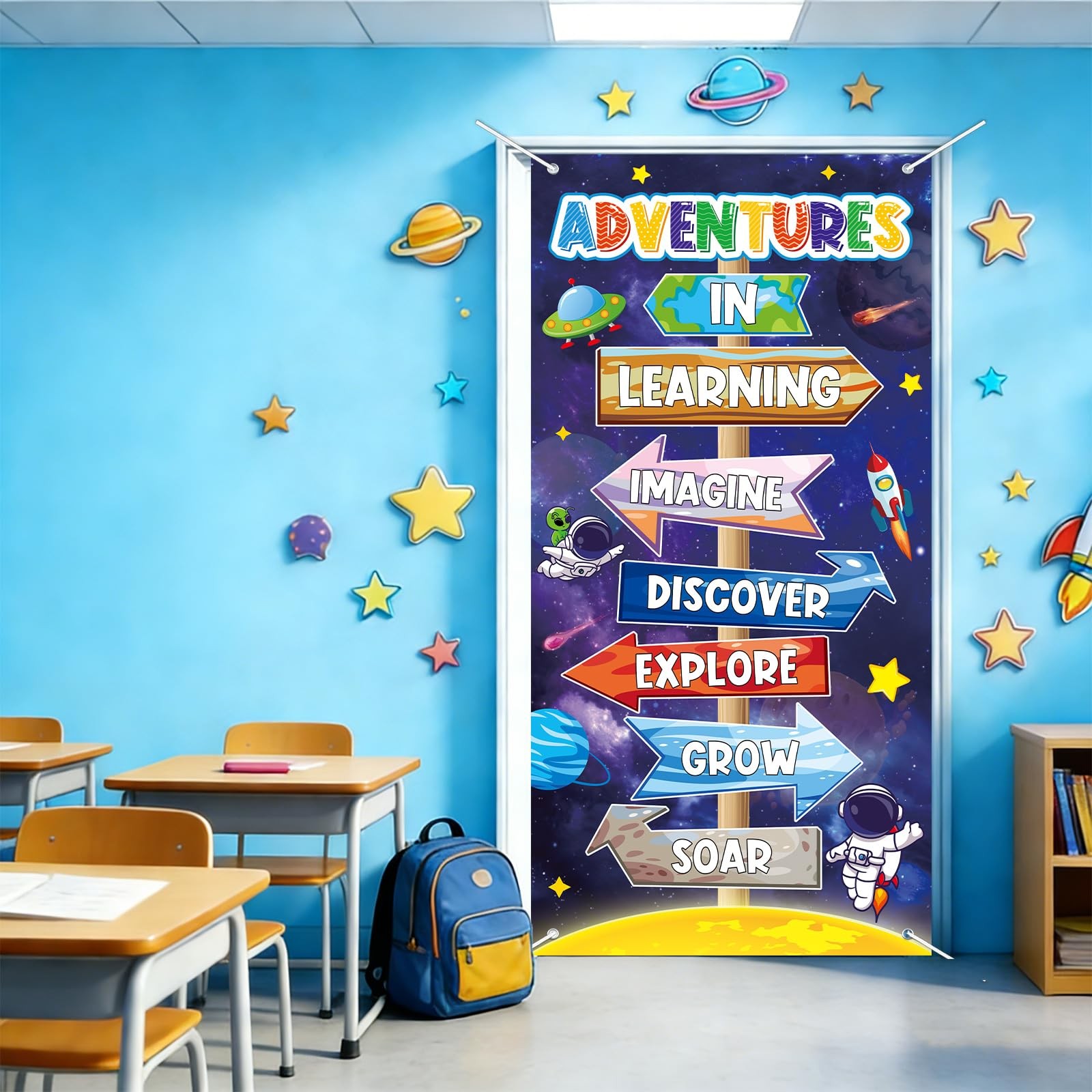 Back To School Classroom Door Cover Decorations Adventures In Reading Door Ba…