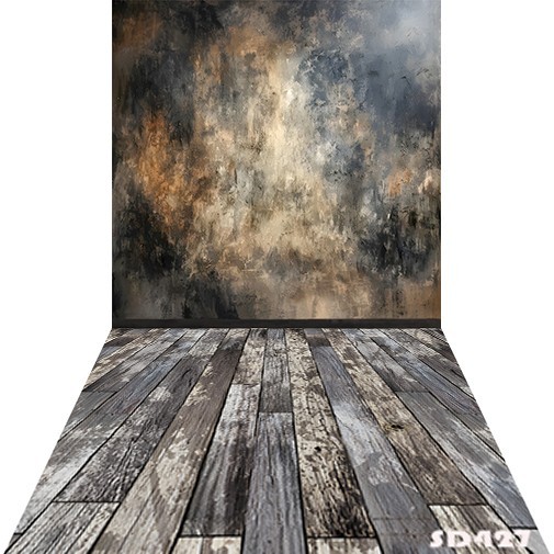 10’x20’CP Abstract Brown Wall Scenic Microfiber Fabric background backdrop SD427