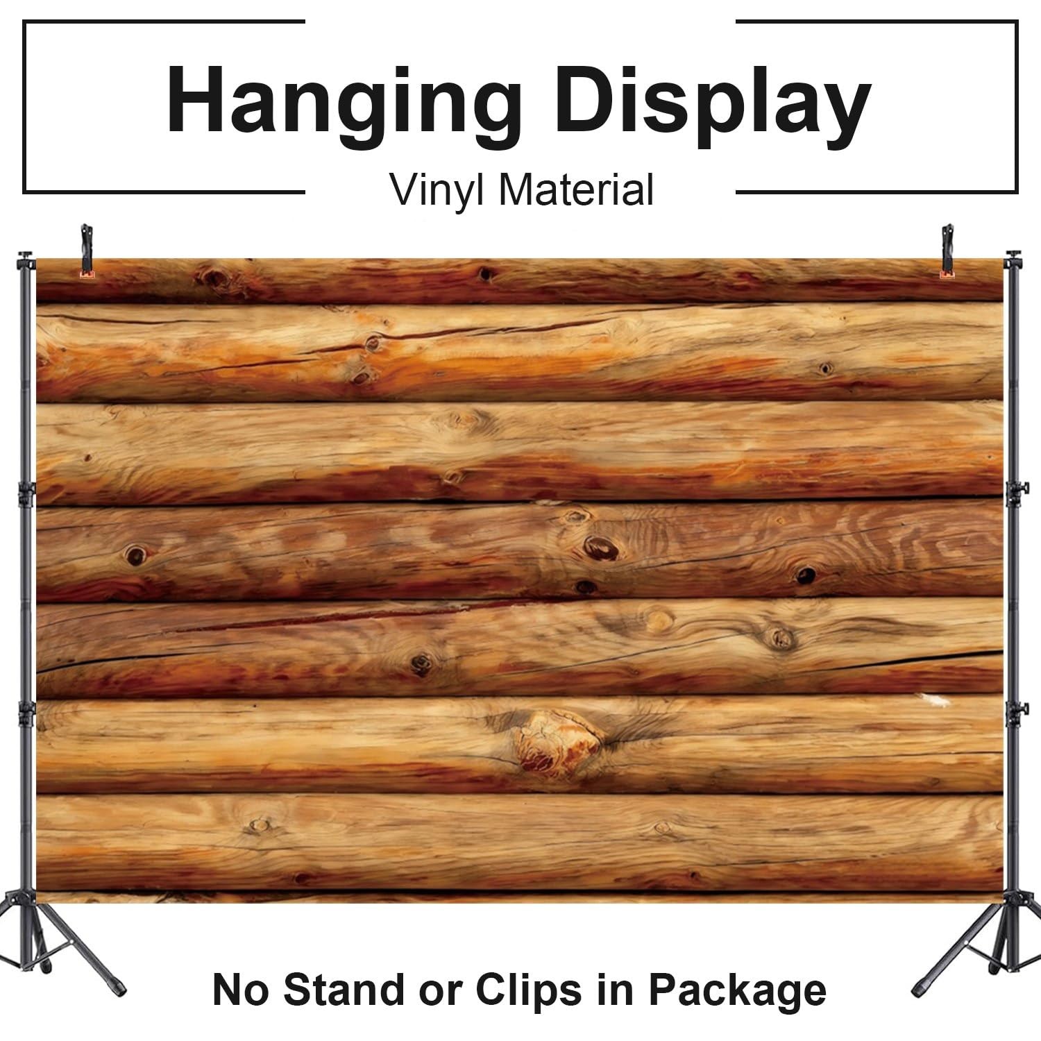 7x5ft Wooden Backdrop Brown Rustic Wood Photography Cabin Log Texture Party