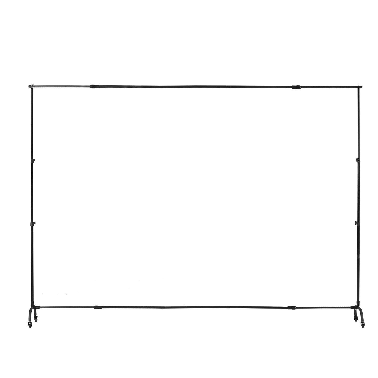 8.5x10ft Universal Backdrop Stand 10lb Weight Limit Compact Storage