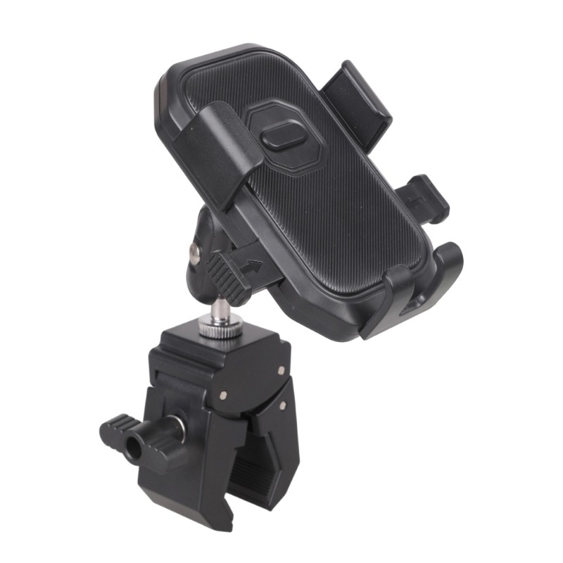 Universal Adjustable Phone Holder with Super Clamp for Bike Motorcycle Gym