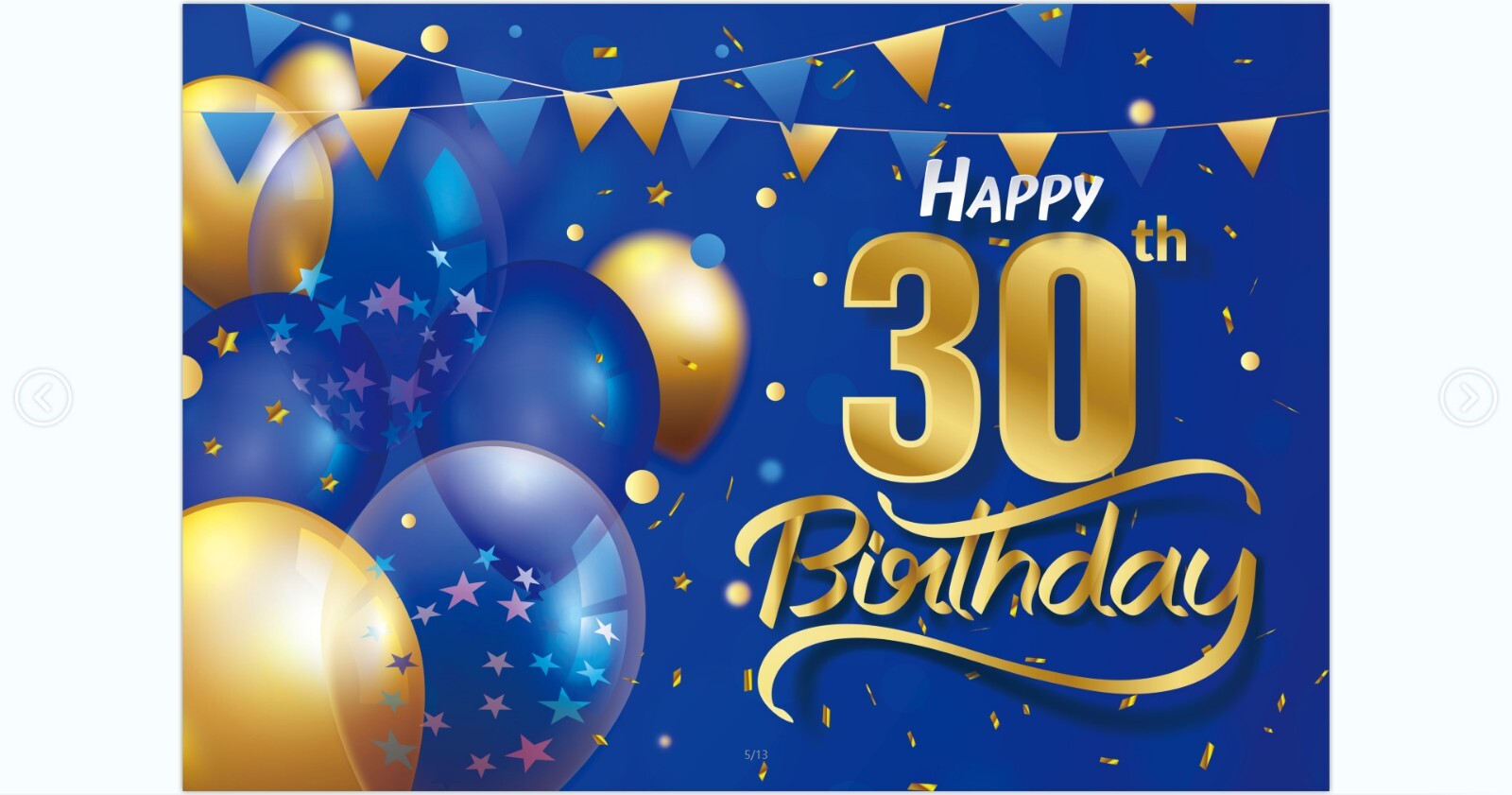 Men Happy Birthday Backdrop Navy Blue Gold Birthday Banner Vinyl Party Supplies