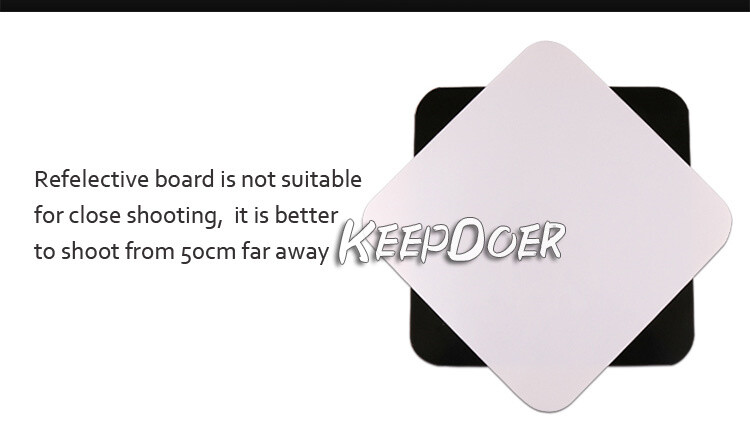 Double Sides Acylic Reflector Board Photography Backdrop Background Prop Panel