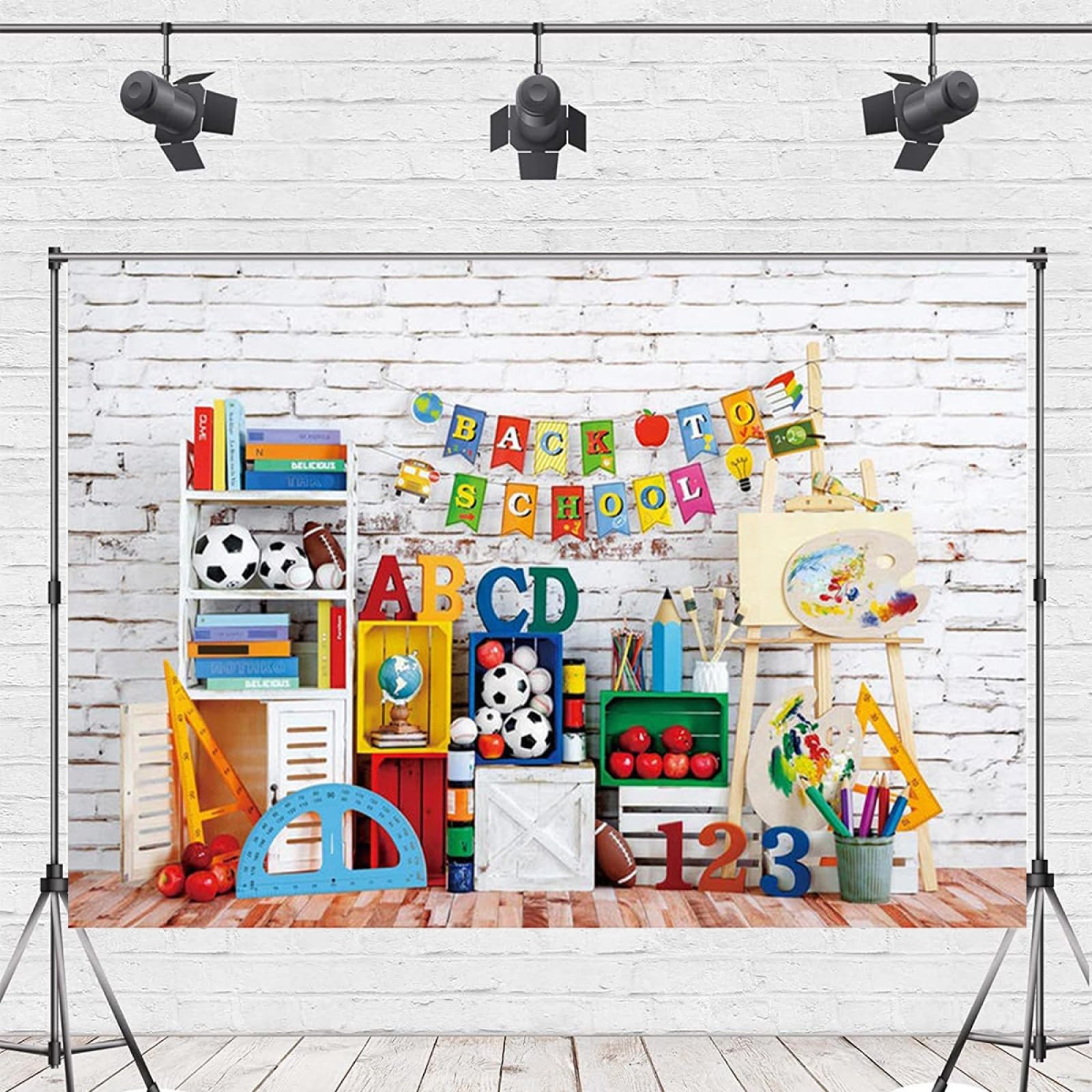 Welcome Back To School First Day Backdrop Kindergarten Classroom Photo 7x5ft