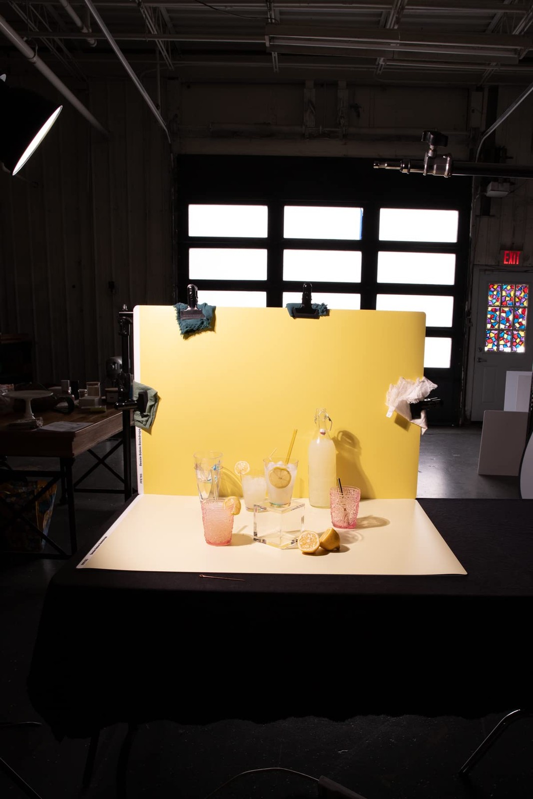 Bessie Bakes Sunshine Yellow Solid Color Roll-Up 2 Feet x 3 Feet Photography …